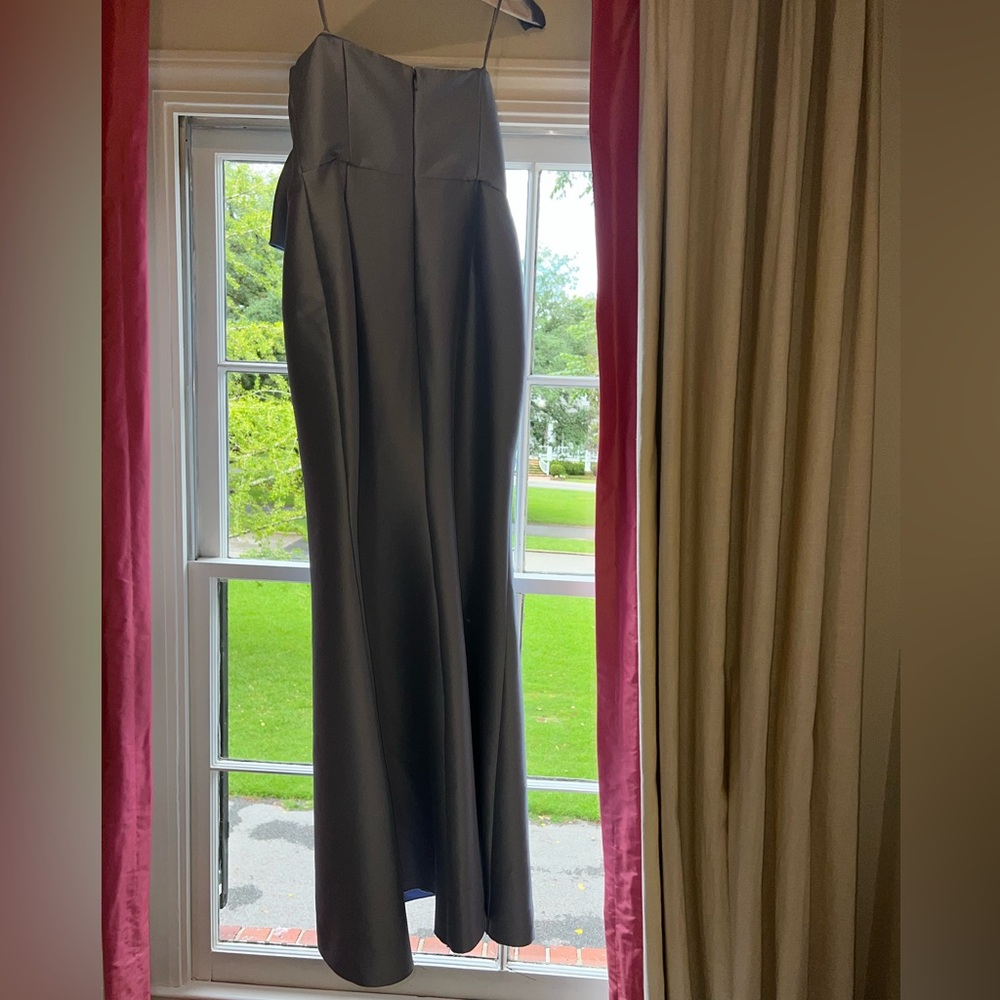 Badgley Mischka Strapless Light Blue Dress - Picture 8 of 9